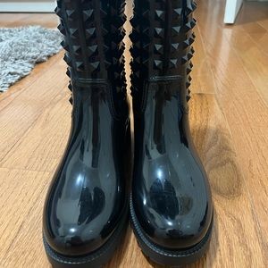 Brand new valentino rain boots